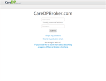 Tablet Screenshot of caredpbroker.com